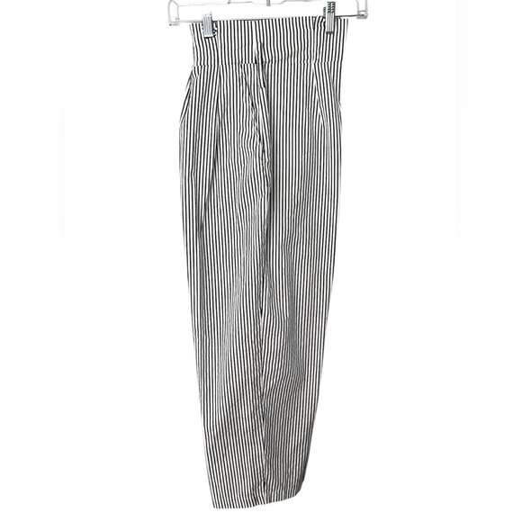 Zara Basic Navy and White Striped Trousers - Picture 6 of 8